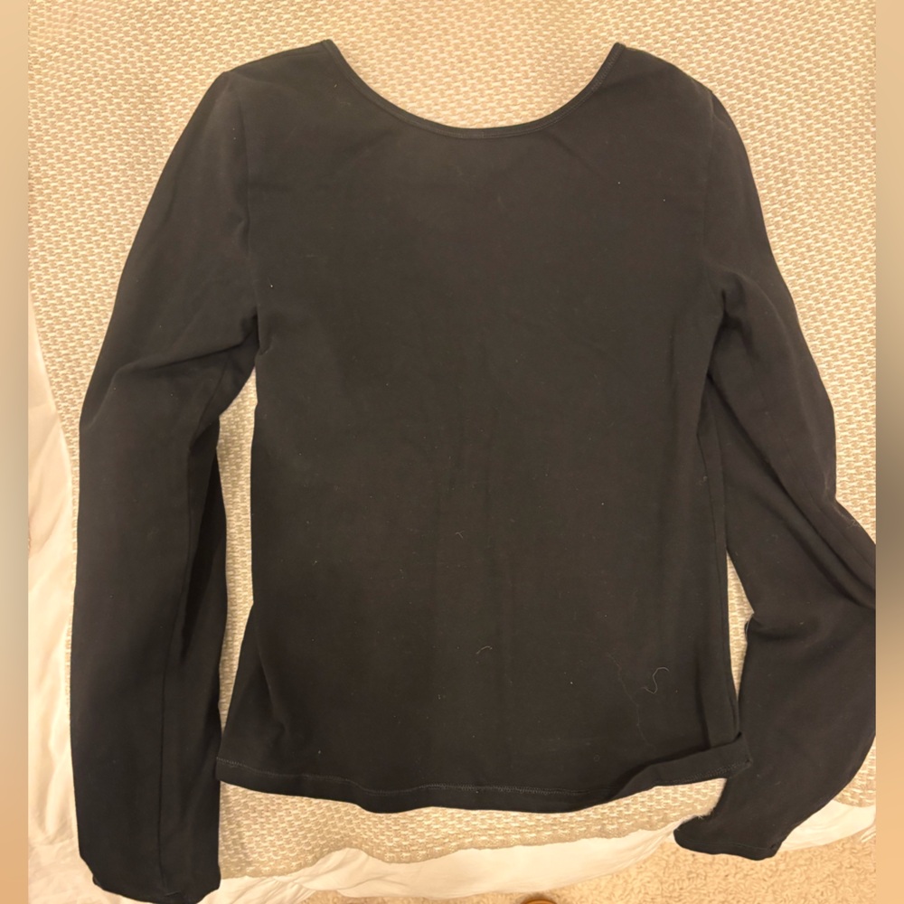 Aritzia Long Sleeve Scoop Back Top